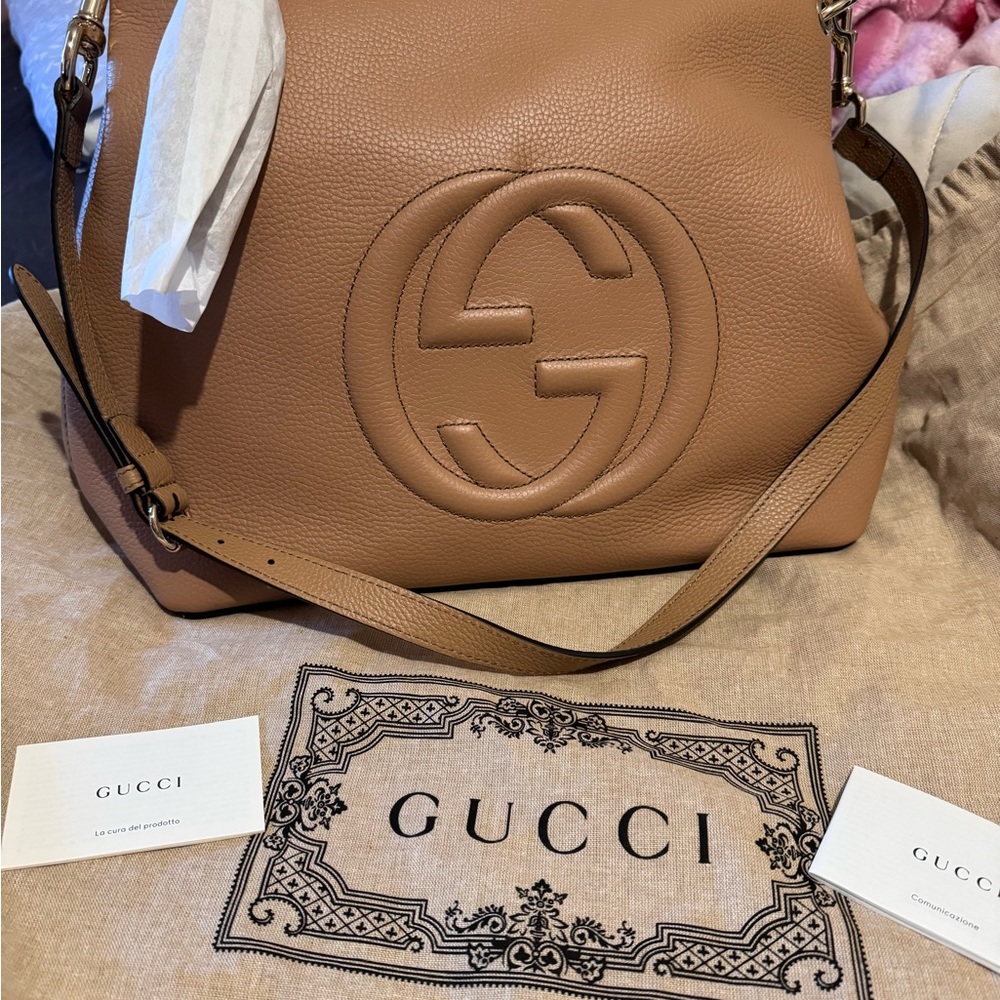 New Authentic Gucci SoHo tote